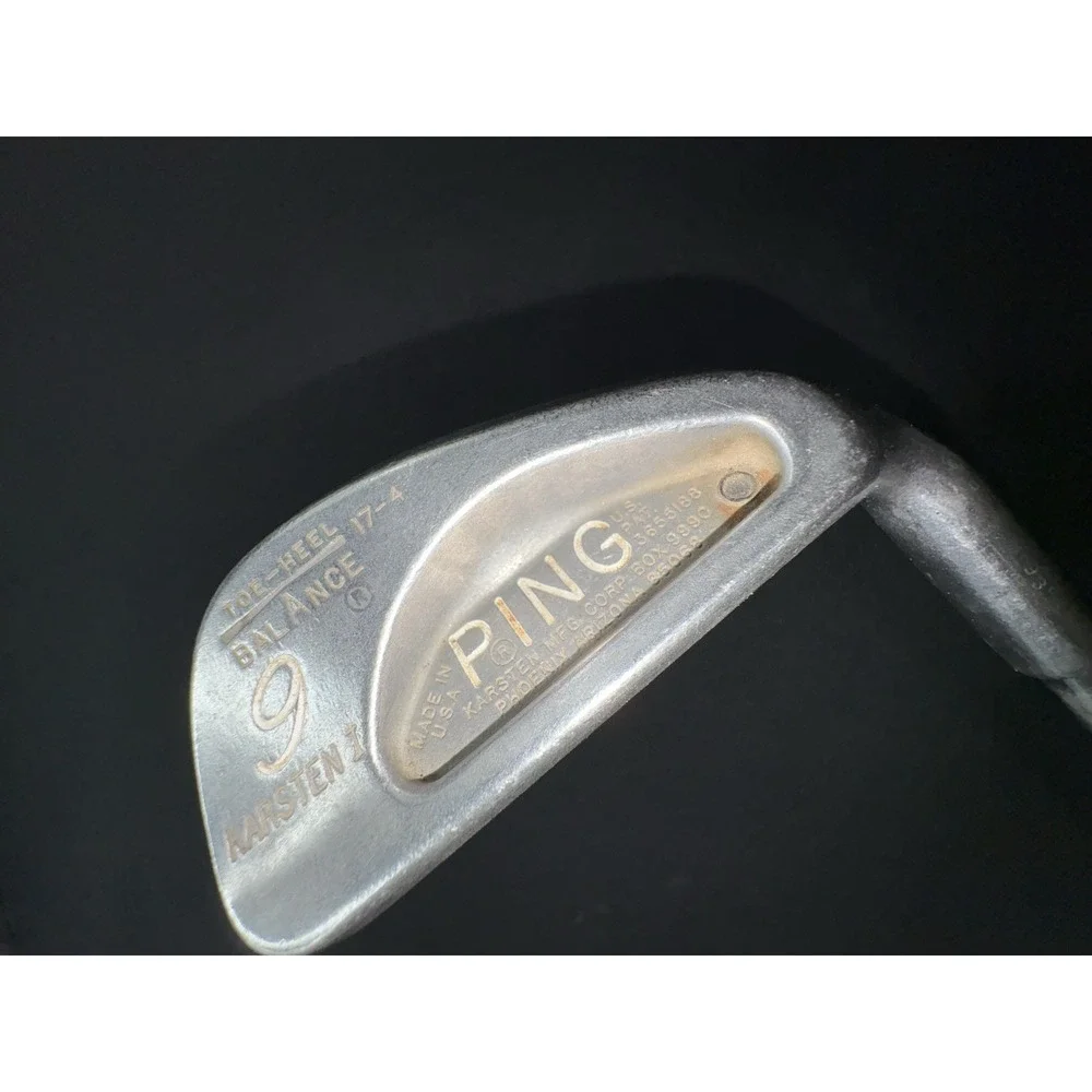 Ping Karsten I Toe-Heel Balance 9 Iron Steel RH Made In USA 36